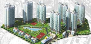 洛陽(yáng)高層次人才居住區(qū)鳥(niǎo)瞰